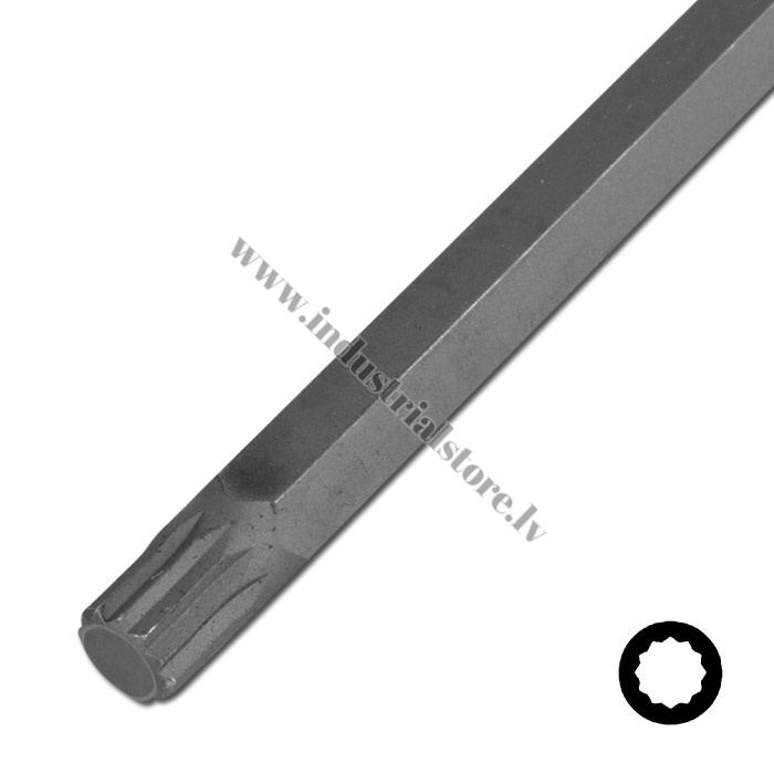 XZN / SPLINE SKRŪVĒŠANAS UZGALIS M8 x 800MM BGS - Image 4