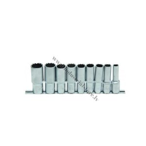 MUCIŅU KOMPLEKTS 1/2" 12 KANTES 10-24MM GARĀS