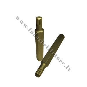 XZN/SPLINE PROFILA SKRŪVĒŠANAS UZGALIS M14 AR 10MM STIPRINĀJUMU 75MM BGS