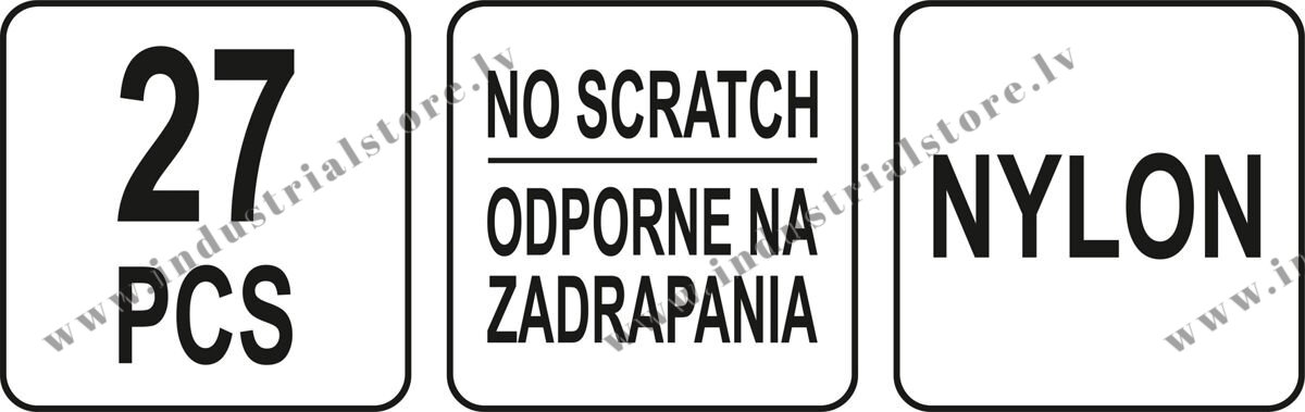 AUTO SALONA APDARES PANEĻU KLIPŠU DEMONTĀŽAS LĀPSTIŅAS KOMPLEKTS 27 GAB. - Image 6