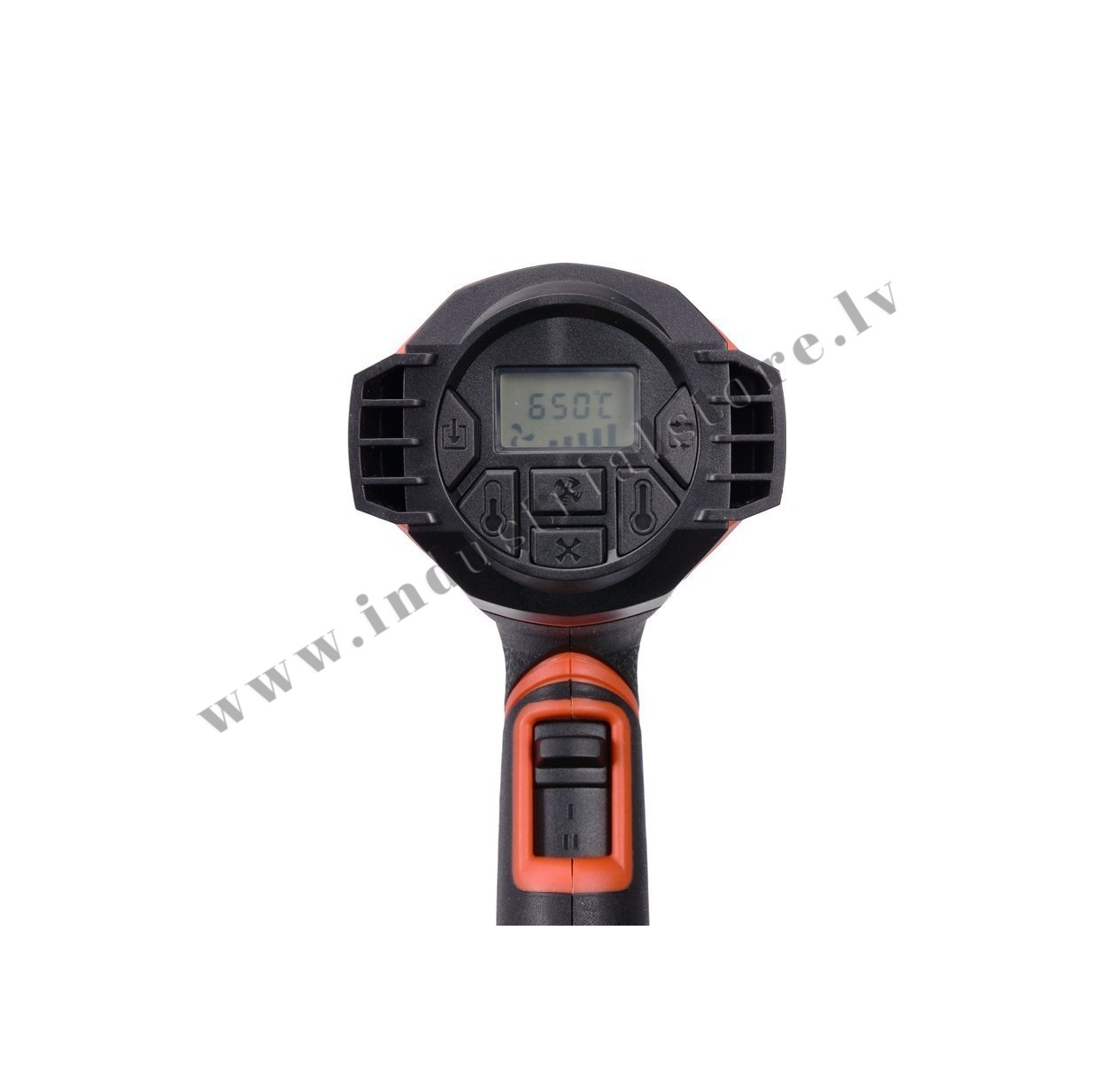INDUSTRIĀLAIS FĒNS 220V 1600W REGULĒJAMS 50-650*C AR LCD DISPLEJU - Image 4