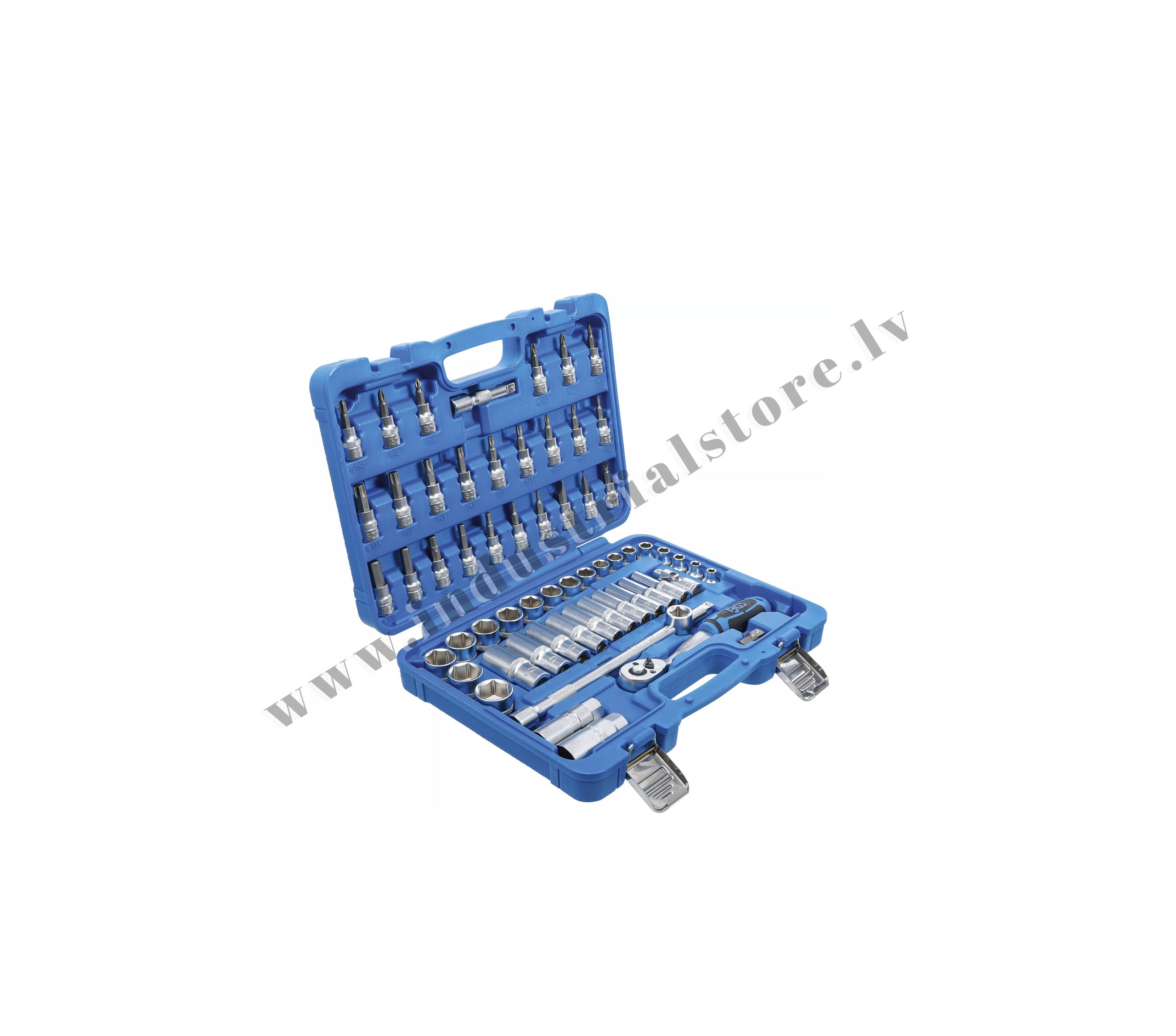 3/8'' MUCIŅATSLĒGU + UZGAĻU KOMPLEKTS 61VIEN BGS - Image 3