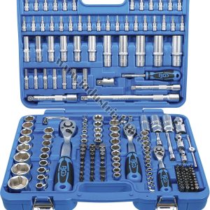 MUCIŅATSLĒGU KOMPLEKTS 1/4"+3/8"+1/2" 192 VIENĪBAS BGS