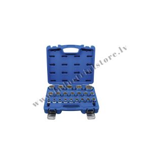 MUCIŅU KOMPLEKTS 1/2'' 12KANTES 8-36MM ĪSĀS 21VIEN BGS