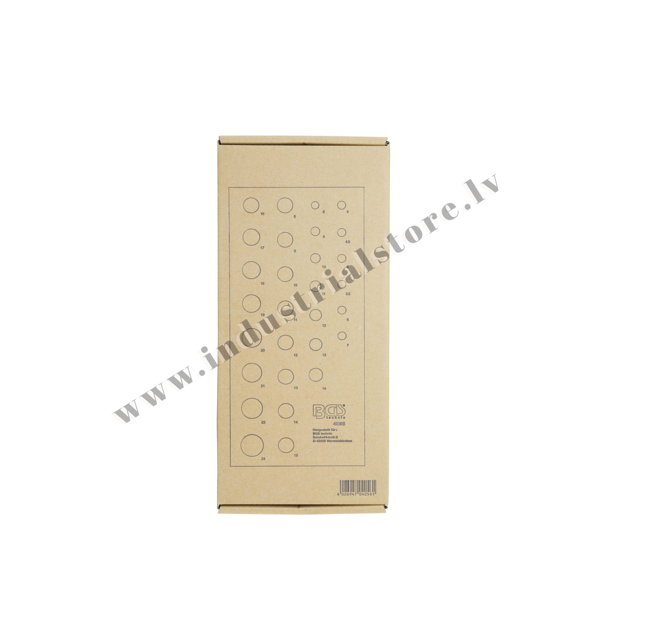 12KT KOMBINĒTS MUCIŅU KOMPLEKTS AR 1/2'' / 1/4'' KVADRĀTU 29VIEN BGS - Image 2