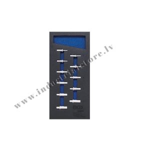 6KT GARO MUCIŅU KOMPLEKTS AR 1/4'' KVADRĀTU 11VIEN BGS
