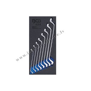 DUBULTĀ GREDZENA UZGRIEŽŅU ATSLĒGU KOMPLEKTS 6x7-20x22MM 8VIEN BGS
