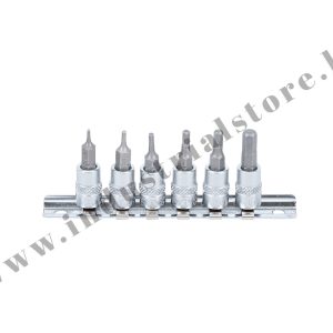 6KT SKRŪVĒŠANAS UZGAĻU KOMPLEKTS 1/4'' MUCIŅĀ 2-10MM BGS
