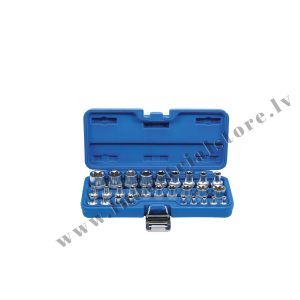 E-PROFILA MUCIŅU KOMPLEKTS 1/2'' 3/8'' 1/4'' E4-E20 BGS