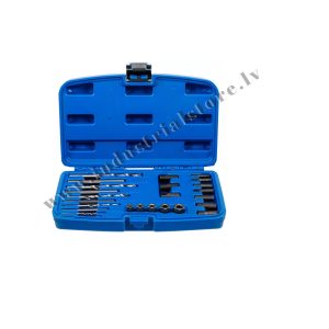 NOLAUZTO SKRŪVJU IZŅEMŠANAS INSTRUMENTU KOMPLEKTS 25VIEN BGS