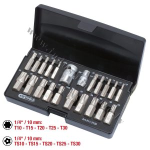 TORX PLUS TP / TPS UZGAĻU KOMPLEKTS KSTOOLS