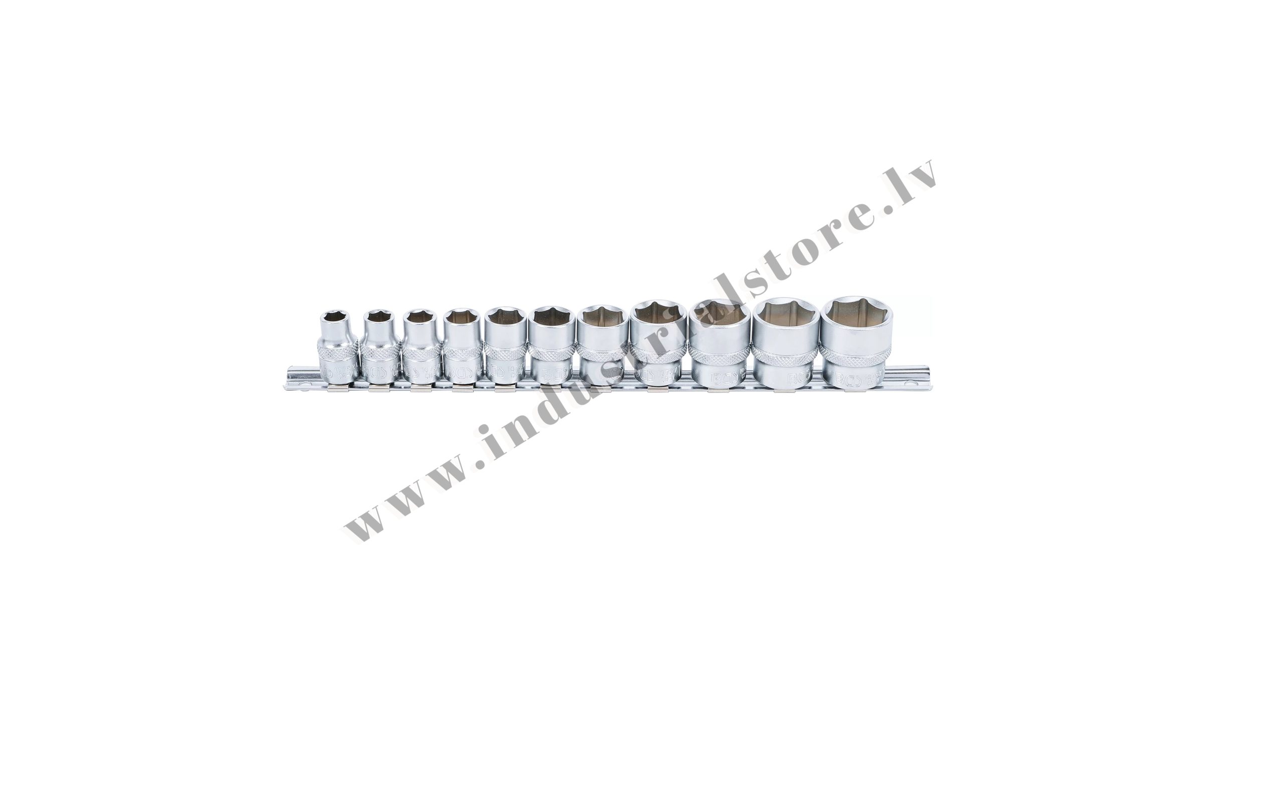 COLLĪGU ĪSO MUCIŅATSLĒGU KOMPLEKTS AR 3/8'' KVADRĀTU 6KANTU 11VIEN BGS