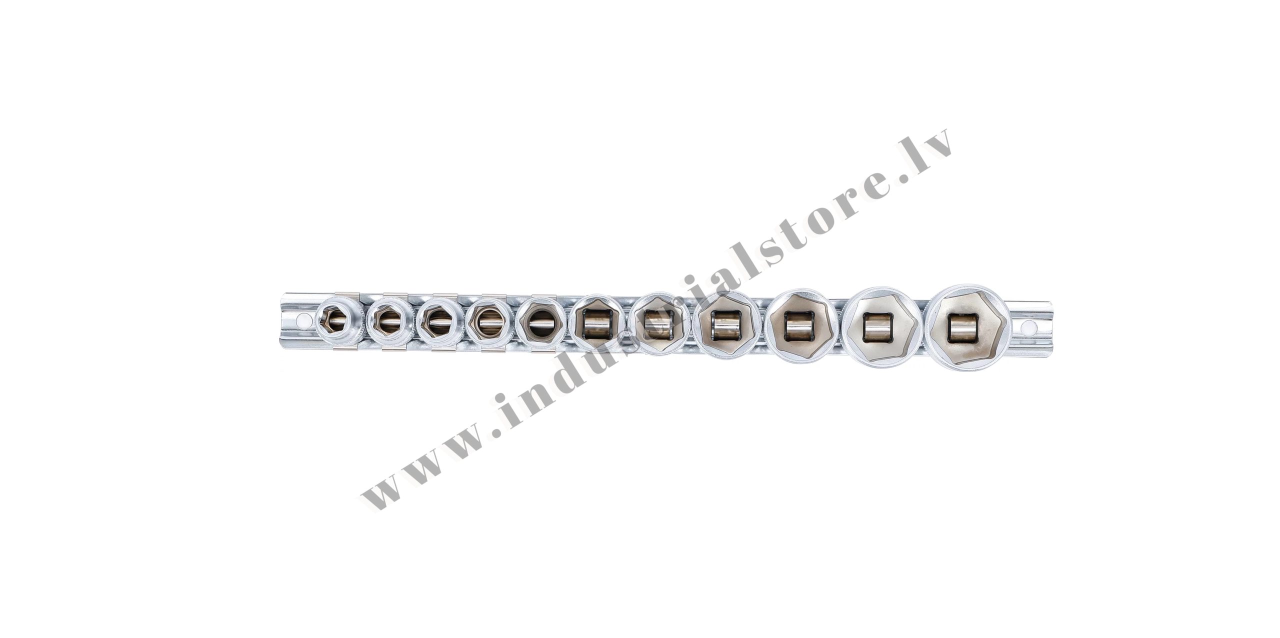 COLLĪGU ĪSO MUCIŅATSLĒGU KOMPLEKTS AR 3/8'' KVADRĀTU 6KANTU 11VIEN BGS - Image 3