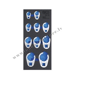 KOMBINĒTS CROW FOOT VEIDA ATSLĒGU KOMPLEKTS 20MM 10VIEN BGS