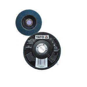 LAPIŅSLĪPDISKS 125x22.4mm P80 NERŪSĒJOŠAM TĒRAUDAM YATO
