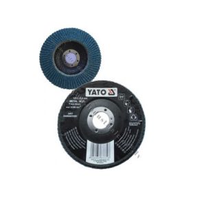 LAPIŅSLĪPDISKS 125x22.4mm P40 NERŪSĒJOŠAM TĒRAUDAM YATO