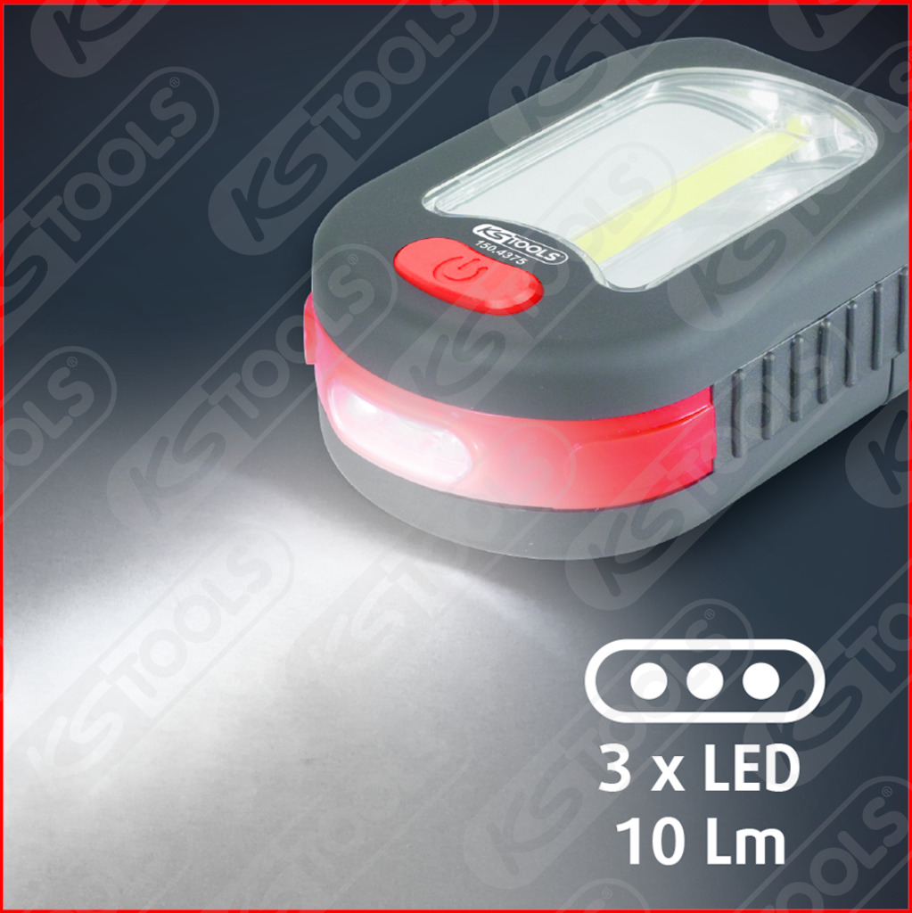 COB 3W + 3 LED DARBA LUKTURIS KSTOOLS - Image 2