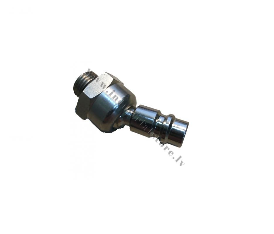 PNEIMO SAVIENOJUMS ĀRĒJA VĪTNE 1/4" (13MM) -> ĀTRAIS PAPS ŠARNĪRVEIDA BGS