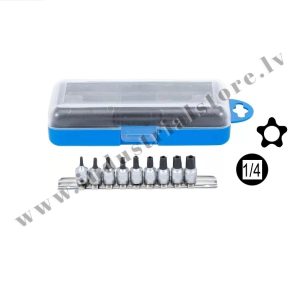 1/4'' MUCIŅU KOMPLEKTS AR PIECSTARU ZVAIGZNI 9VIEN BGS