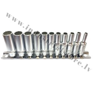 3/8'' MUCIŅU KOMPLEKTS 12KT PAGARINĀTAS UZ SLIEDĪTES BGS