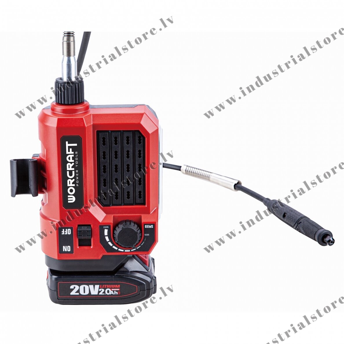 LI-ION AKUMULATORA MINI SLĪPMAŠINA AR PIEDERUMIEM 20V - Image 4