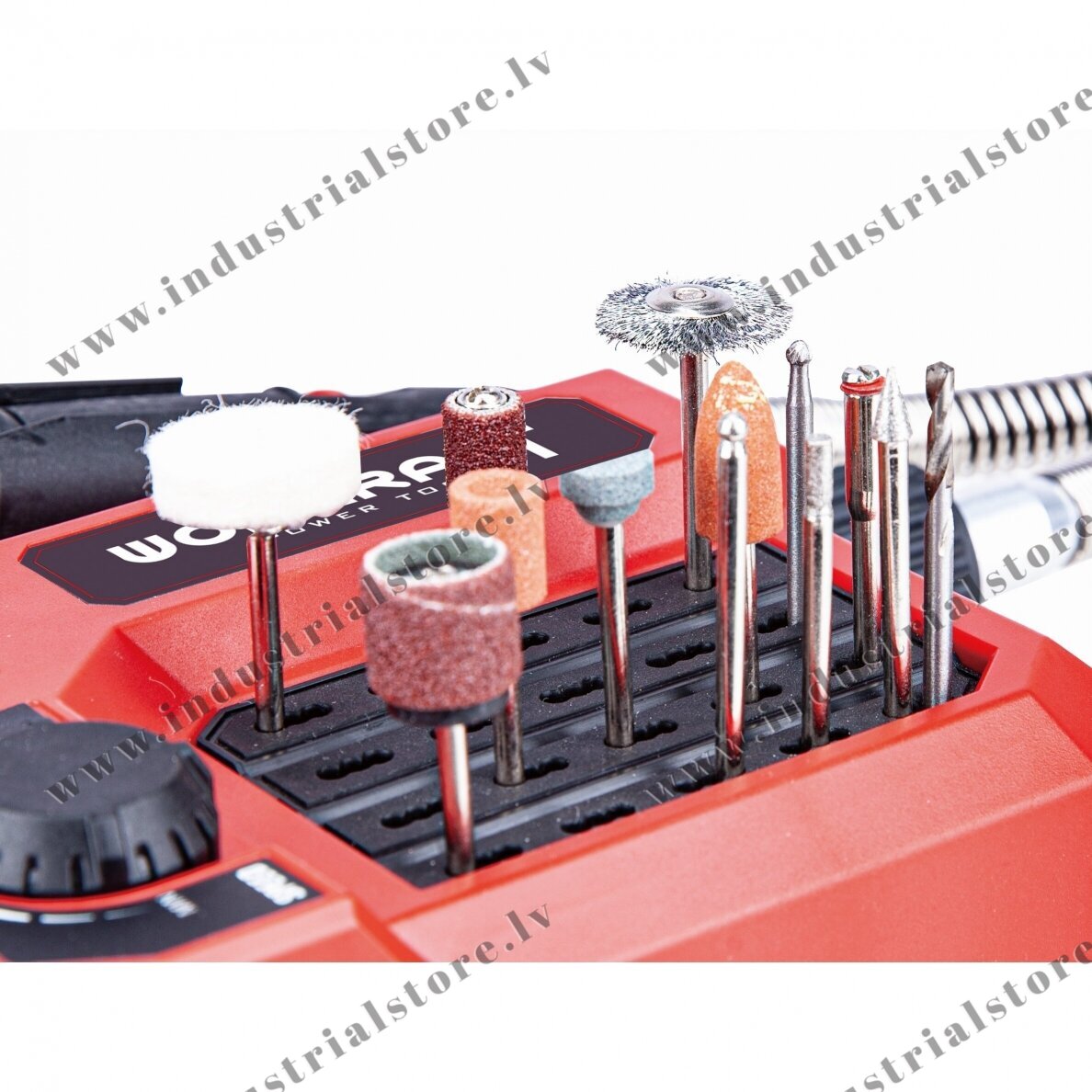 LI-ION AKUMULATORA MINI SLĪPMAŠINA AR PIEDERUMIEM 20V - Image 7