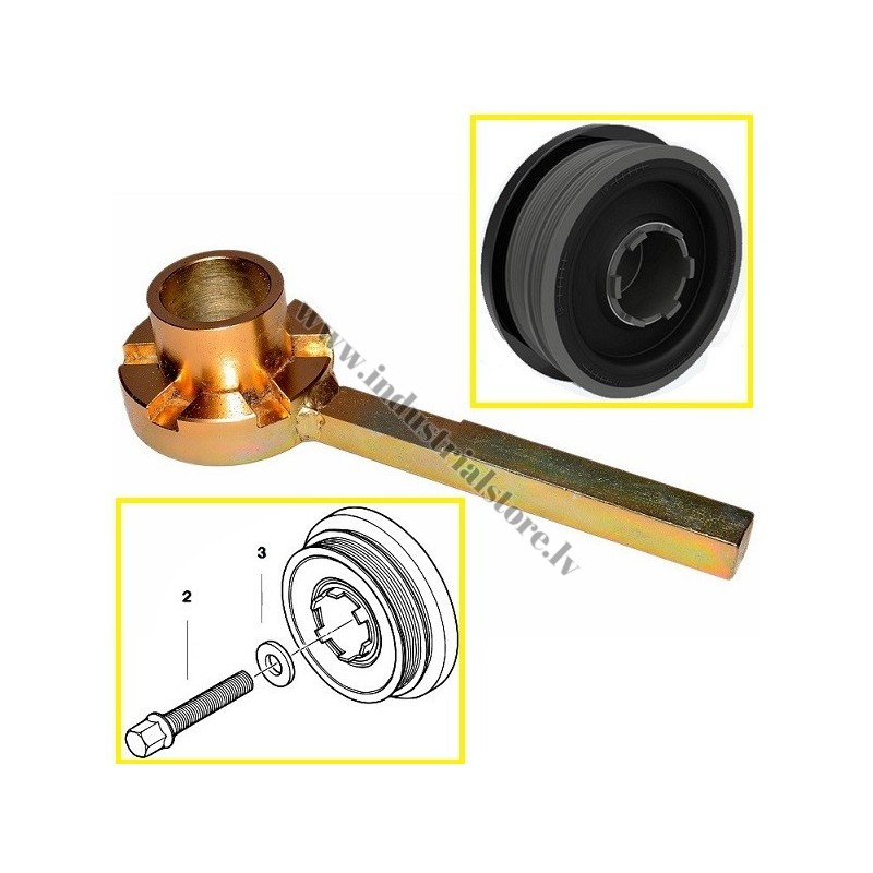BMW E39 E46 E60 E61 E83 E90 E91 DZINĒJU KLOĶVĀRPSTAS DEMFERU BLOĶĒŠANAS ATSLĒGA BGS - Image 2