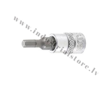 6 KANTU SKRŪVĒŠANAS UZGALIS 3,0MM, 1/4'' MUCIŅĀ BGS