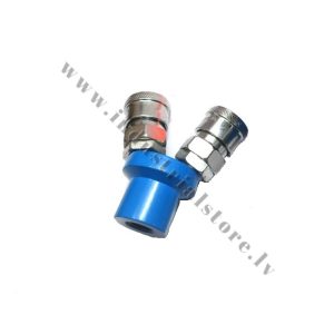 PNEIMO SISTĒMAS SADALĪTĀJS 1->2 AR 1/2"(21MM) IEVADU