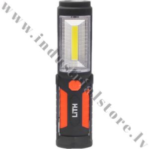 DARBNĪCU LUKTURIS AR COB LED DIOŽU SPULDZĒM UZLĀDĒJAMS LITH