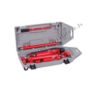 HIDRAULISKS AUTO VIRSBŪVJU TAISNOŠANAS INSTRUMENTU UN ADAPTERU KOMPLEKTS 10T