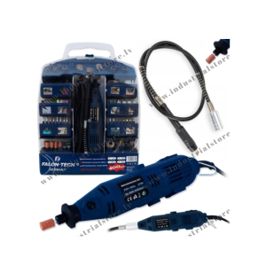 ELEKTRISKA MIKRO SLĪPMAŠĪNA 230V 270W AR PIEDERUMIEM 400 VIEN.