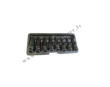 Torx 1/2''pagarinātu triecienuzgaļu komplekts 8 gab.