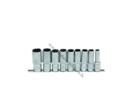 Muciņu komplekts 1/2" 12 kantes 10-24mm garās