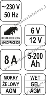 Elektroniska akumulatoru uzlādes ierīce 6 un 12v - Image 3