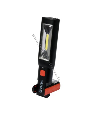 Darbnīcu lukturis ar cob LED diožu spuldzēm uzlādējams yato 1800mah