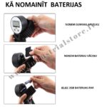 Riepu pumpēšanas pistole ar elektrisko manometru 0-10bar - Image 3