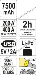 Auto piestartēšanas ierīce/powerbank - Image 7