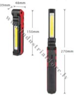 Darbnīcu lukturis ar cob LED diožu spuldzēm uzlādējams - Image 2