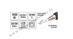 Industriālais fēns 220v 1600w regulējams 50-650*c ar lcd displeju - Image 6