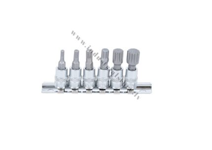Xzn spline skrūvēšanas uzgaļu kompekts 1/4'' muciņā
