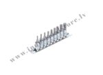 Tx skrūvēšanas uzgaļu komplekts 1/4'' muciņa t10-t50 9 gab. - Image 2