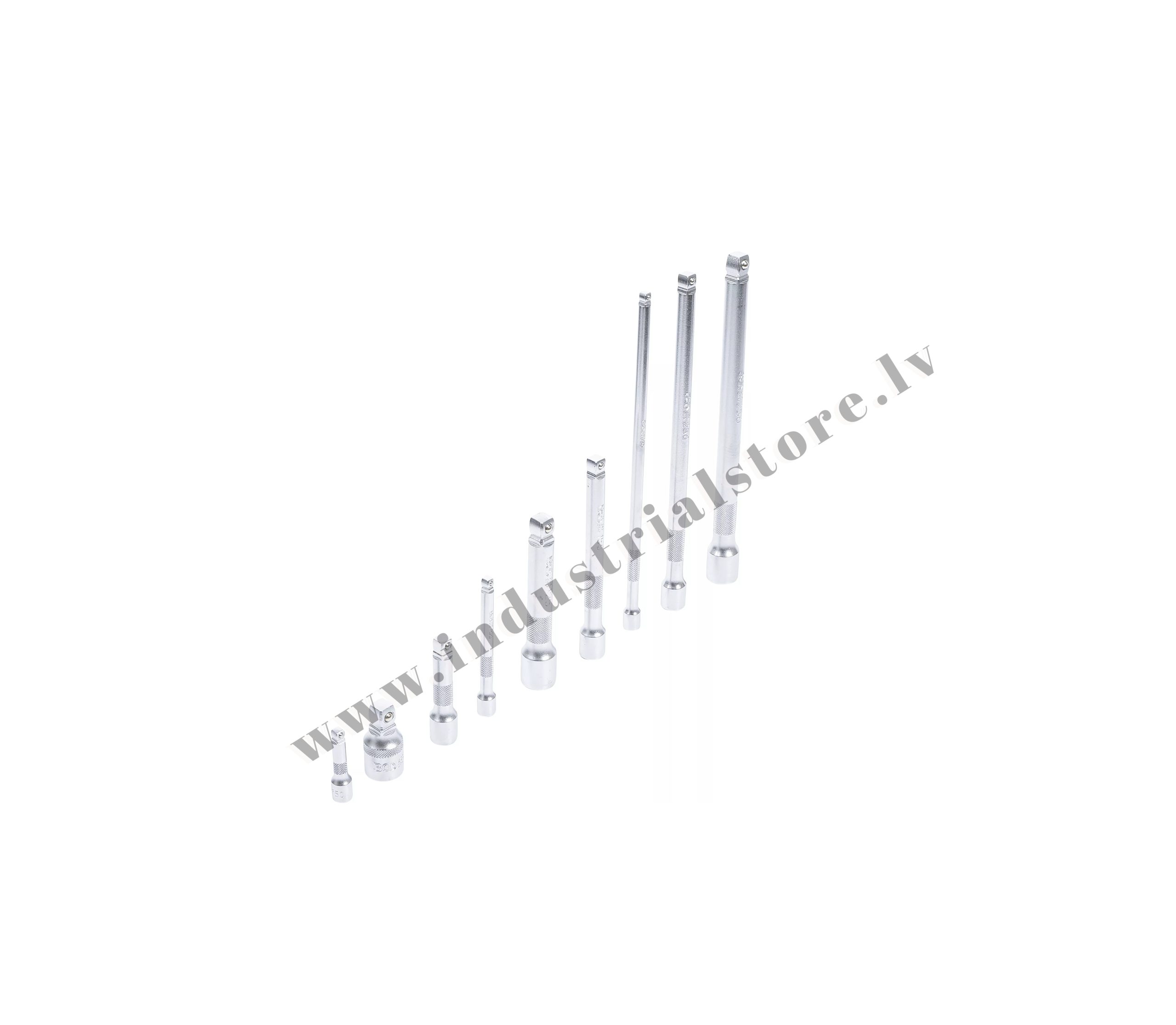 2253-scaled-1.jpg 1/4'' Pagarinātāju komplekts ar lodveida galu 1/4'', 3/8'', 1/2'' 9 gab. - Image 1