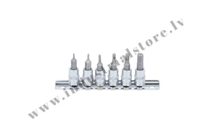 6kt Skrūvēšanas uzgaļu komplekts 1/4'' muciņā 2-10mm