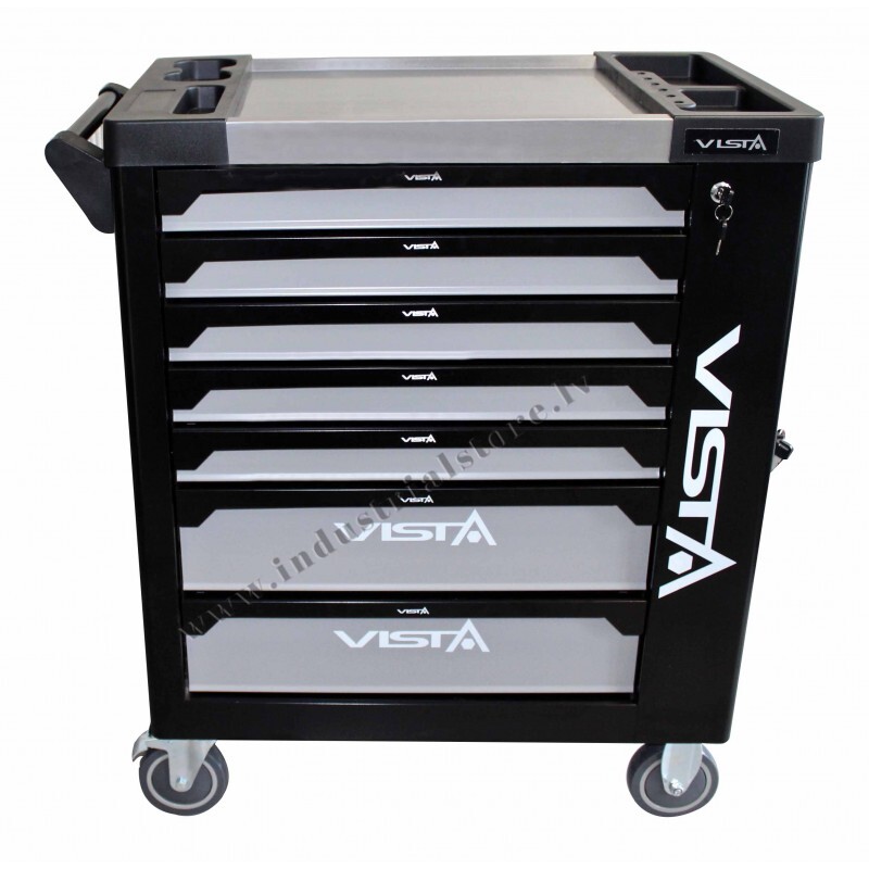 7-drawers-tool-cabinets-1.jpg Instrumentu rati ar 7 atvilknēm un 250 instrumentu vienībām asta tools - Image 1