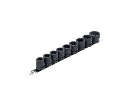 1/2'' 6kt Triecienmuciņu komplekts 13-24mm 9 gab.