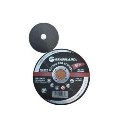 Griezējdisks nerūsējošam tēraudam 125x1.0x22.2mm a60r-bf grassland