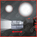 Ledmax cree power LED galvas lampa ar maināmu fokusu kstools - Image 2
