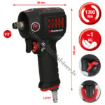 Pneimatiskā triecien pistole kstools monster mini 1390nm 1/2" - Image 2