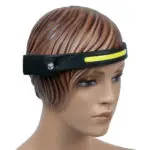 Cob LED lentas lukturis, lādējams, liekams uz galvas